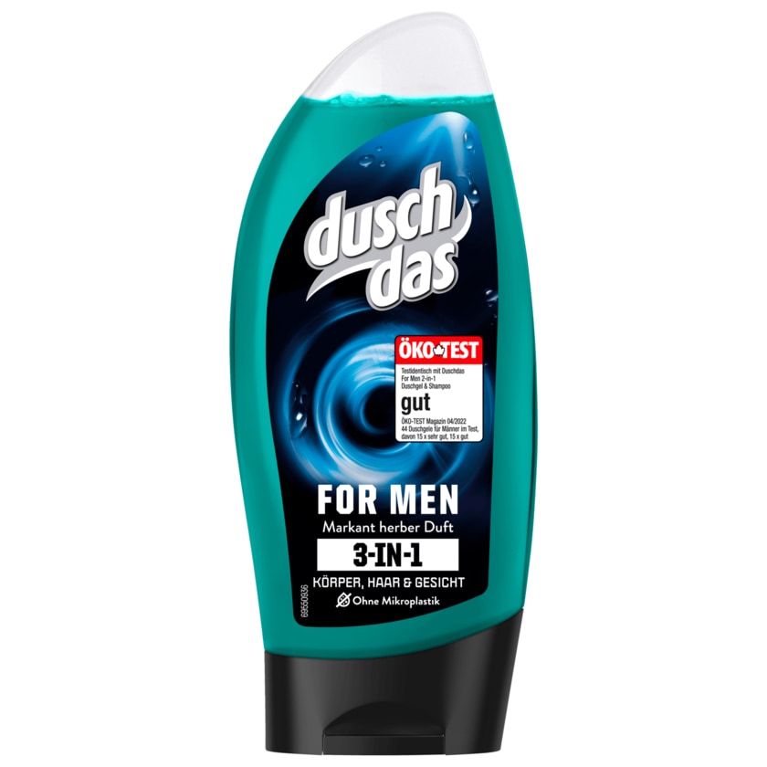 Duschdas For Men 2 in 1 Duschgel & Shampoo 250ml